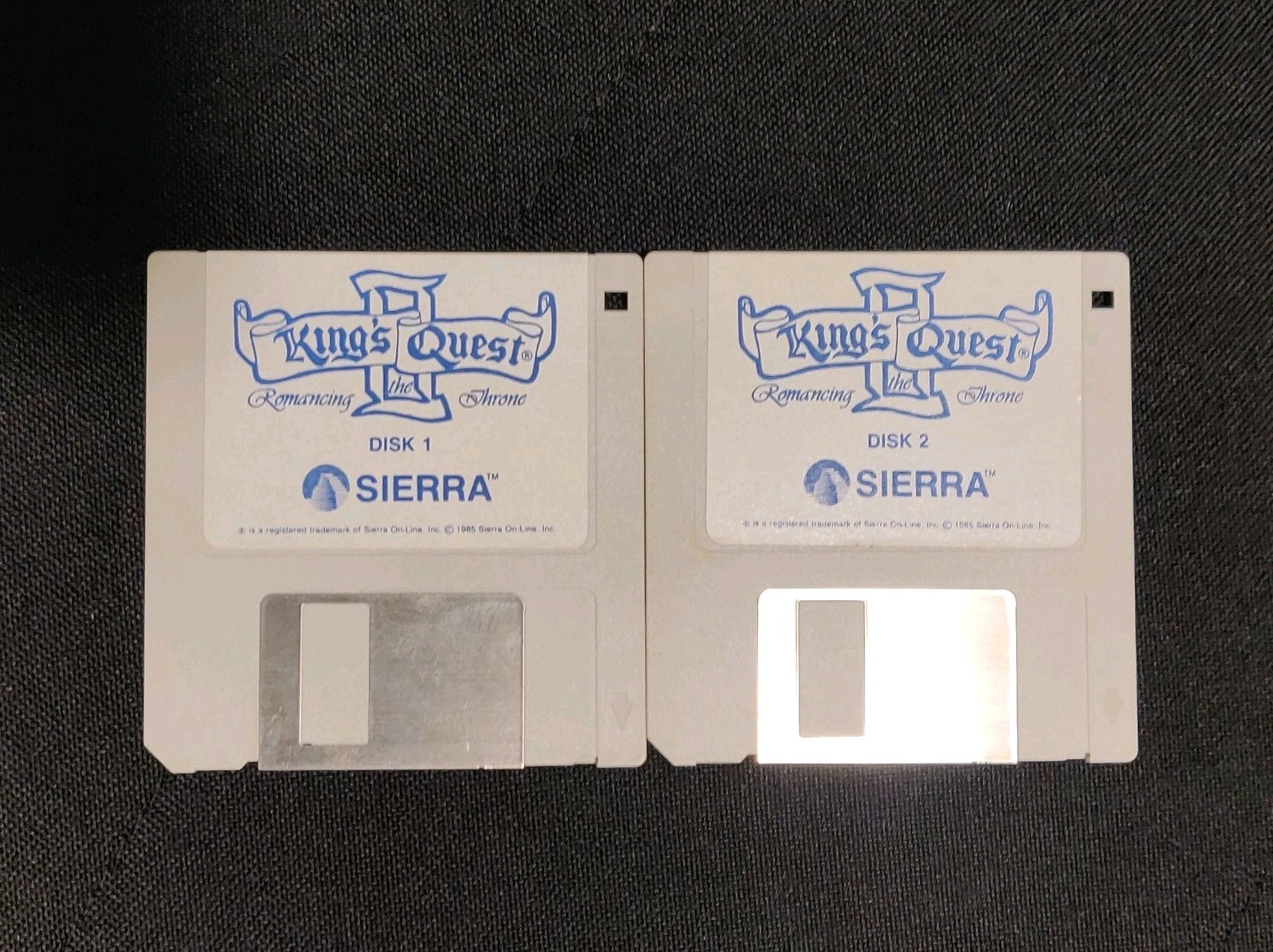 King's Quest II Romancing The Throne 1985 Atari ST 2 Disk SIERRA Untested 