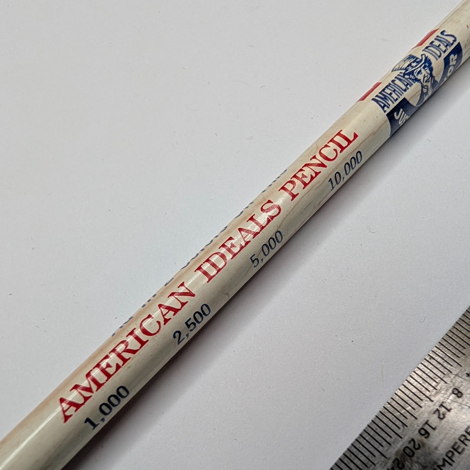 c1950s American Ideals Advertising Pencil Salesman Sample Liberty Uncle Sam VTG