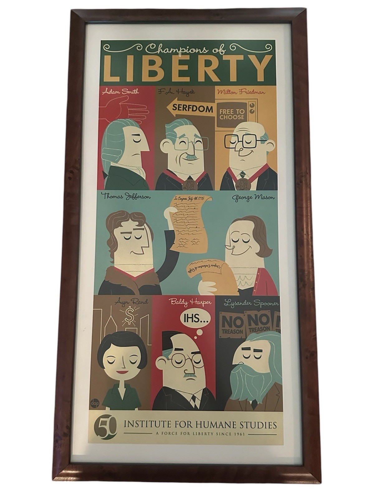 Champions of Liberty Framed Print By Dave Perillo ~ EXTREMELY RARE