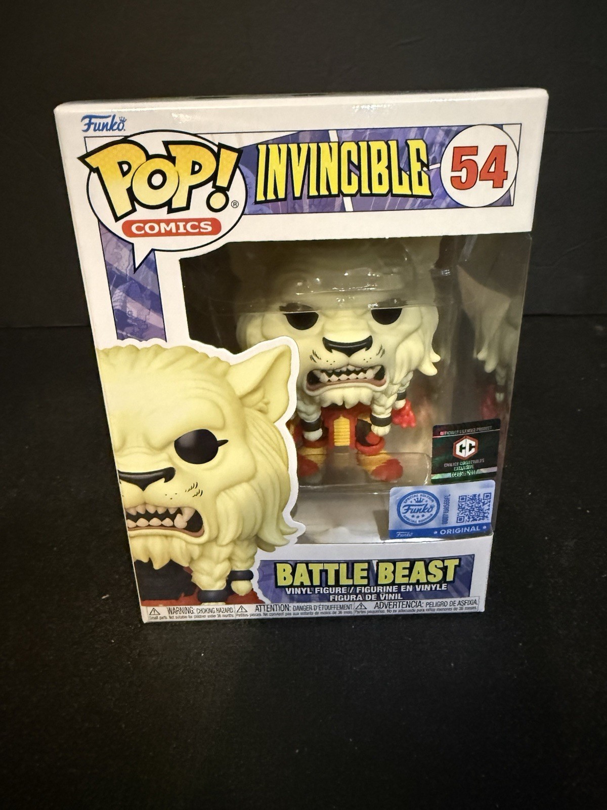 FUNKO POP  BATTLE BEASTS 54 CHALICE COLLECTIBLES FUNKO ORIGINAL C01
