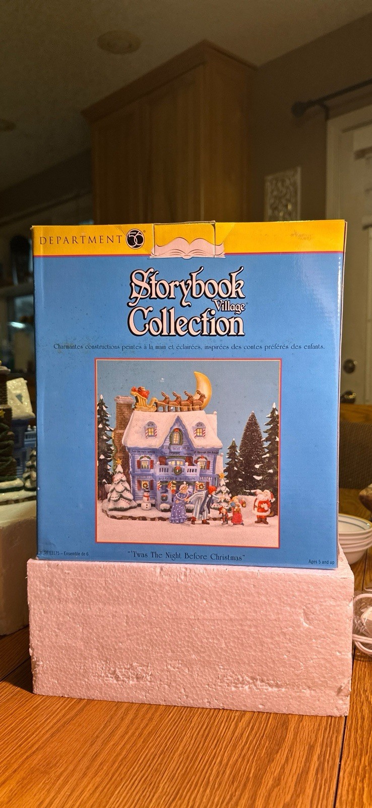 Dept 56 “Twas The Night Before Christmas” Storybook Village Missing Santa