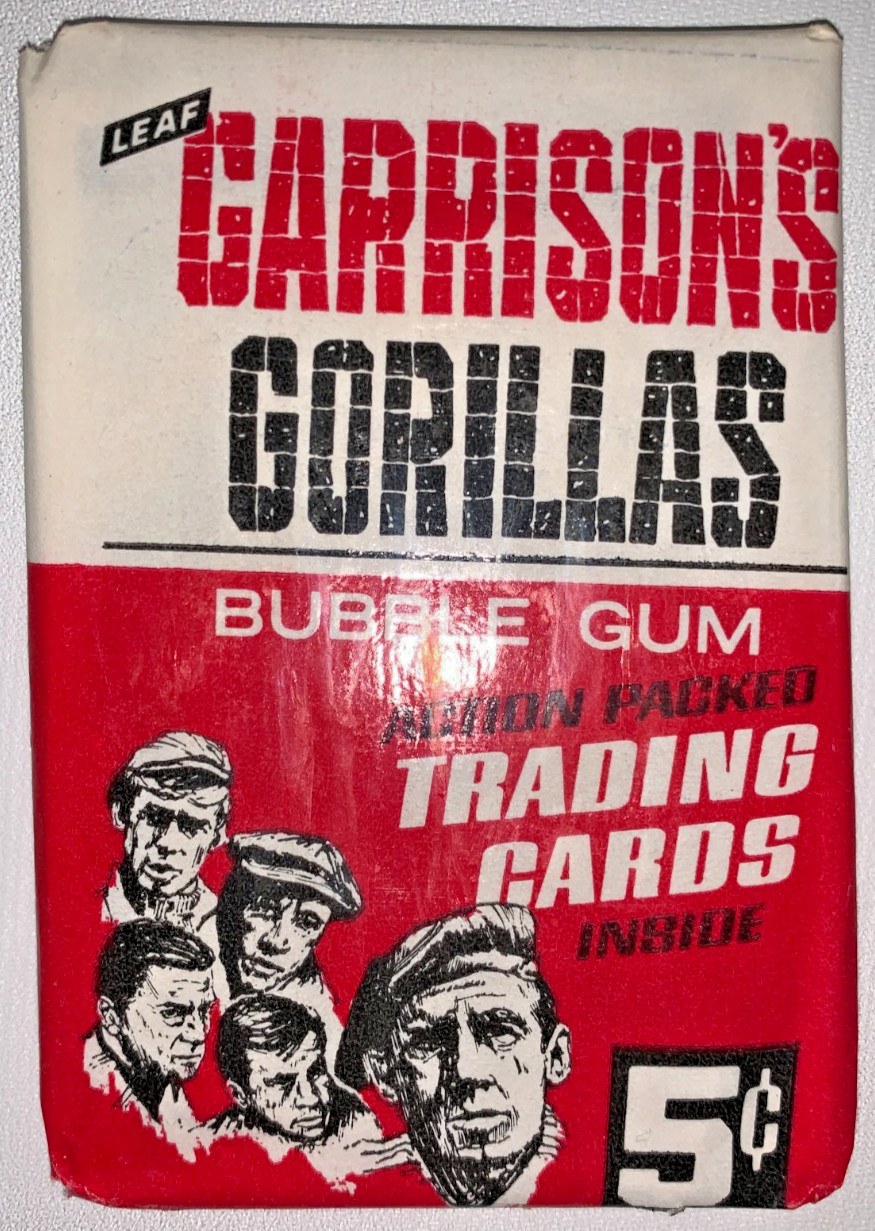 1967 Leaf GARRISONS GORILLAS 5 Cent BUBBLE GUM Sealed WAX CARD PACK