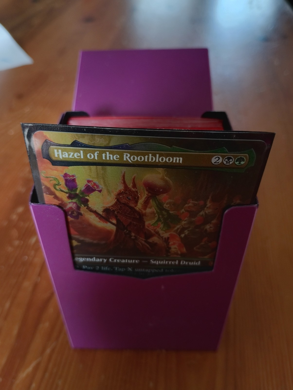 Squirreled Away Commander Deck Magic the Gathering Bloomburrow MTG Sleeved