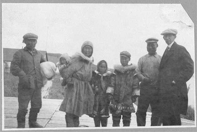 Photo:Nome Alaska Eskimos Indians Frank G. Carpenter Group Portrait c1908