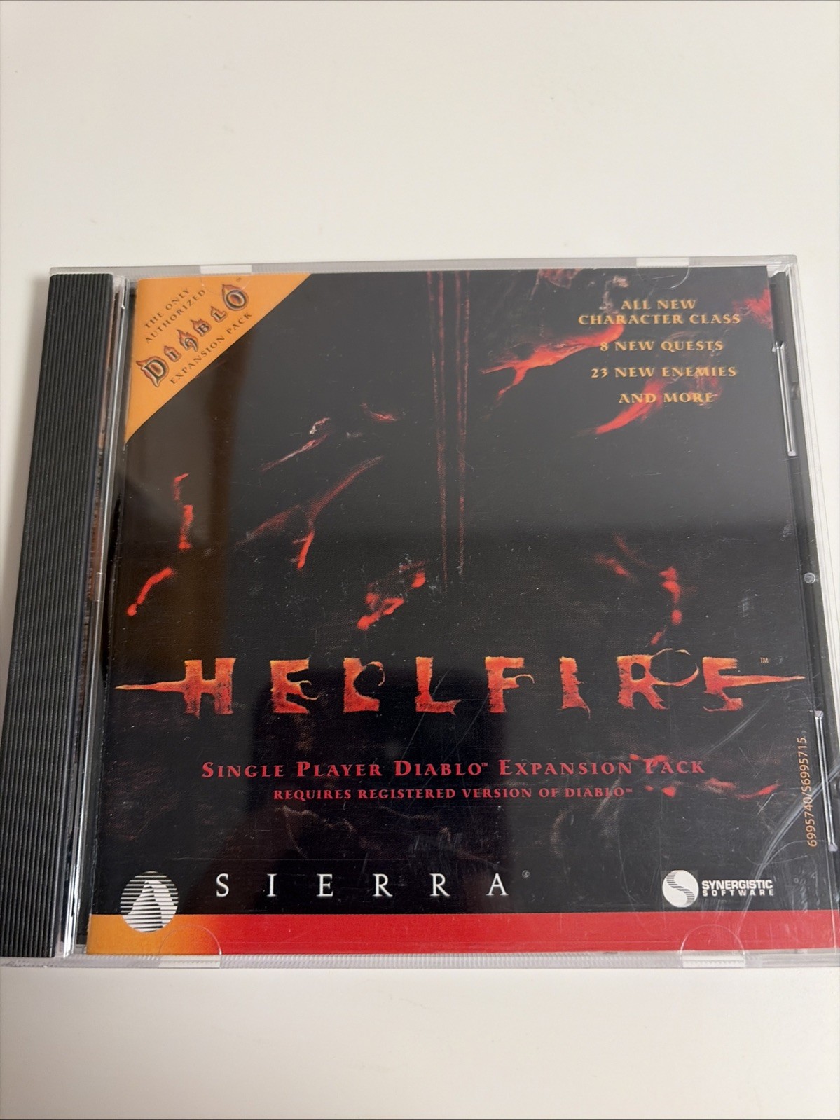 Sierra Hellfire PC Role Playing Expansion Pack Diablo Series 1997