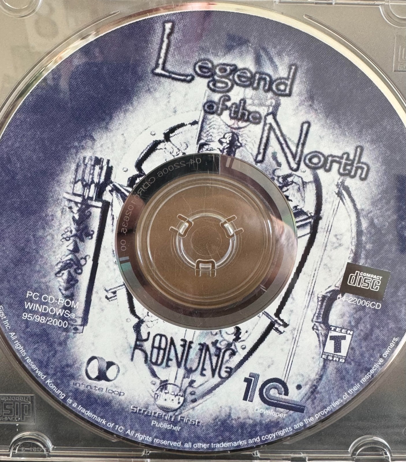 Legend of the North Konung (PC Game - 2001) No Box or Manual