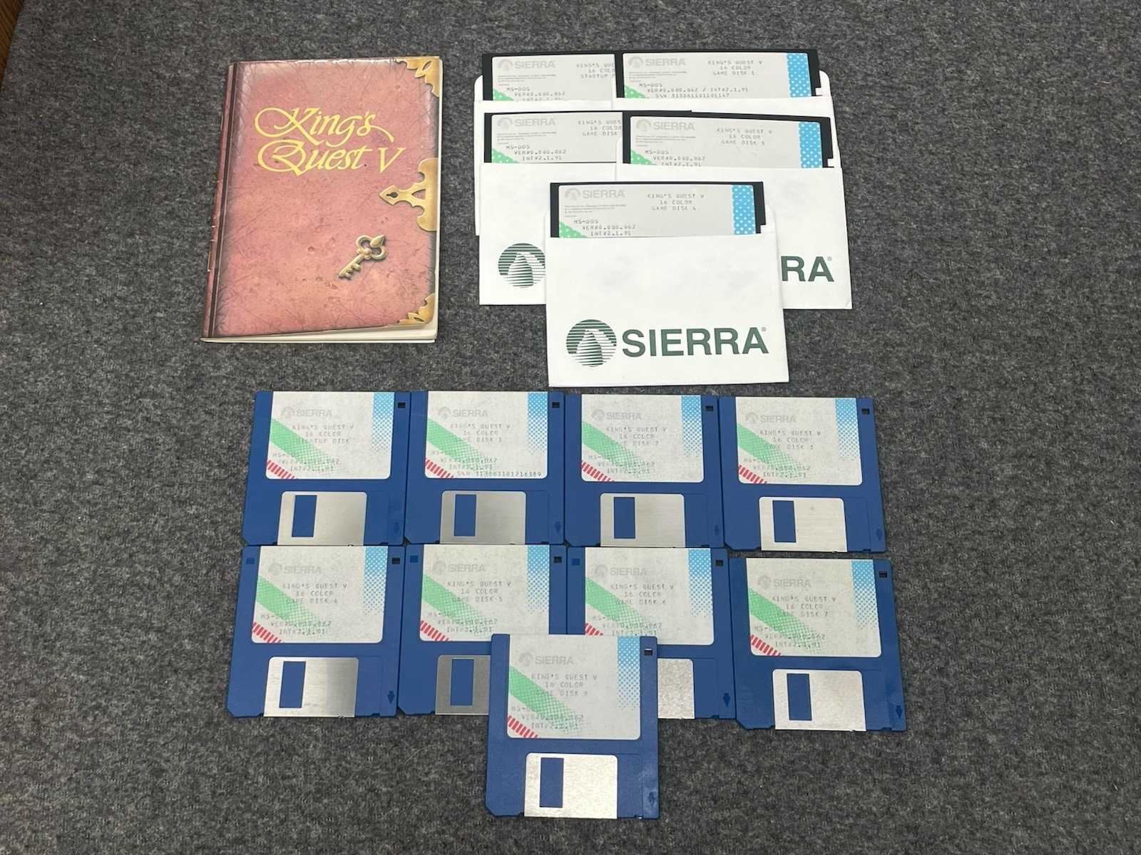 Kings Quest V (5) Absence Makes The Heart Go Yonder 3.5 & 5.25 Disk Sierra