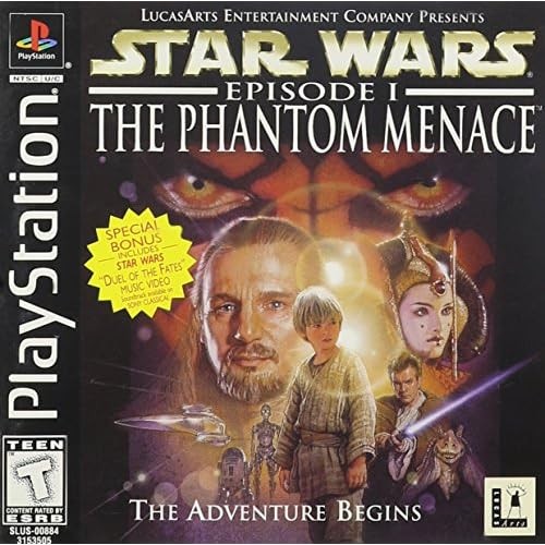 Star Wars Episode I: The Phantom Menace For PlayStation 1 PS1 6E
