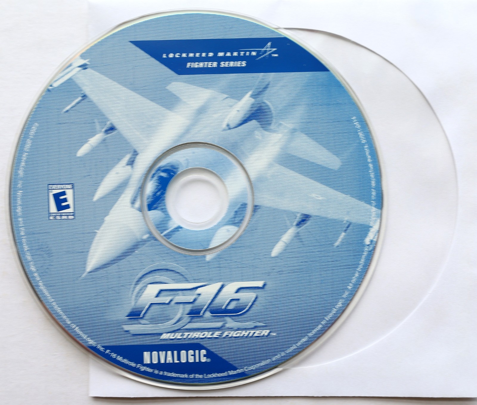 F-16 Multirole Fighter PC Game Novalogic Lockheed Martin - Disc Only, Tested