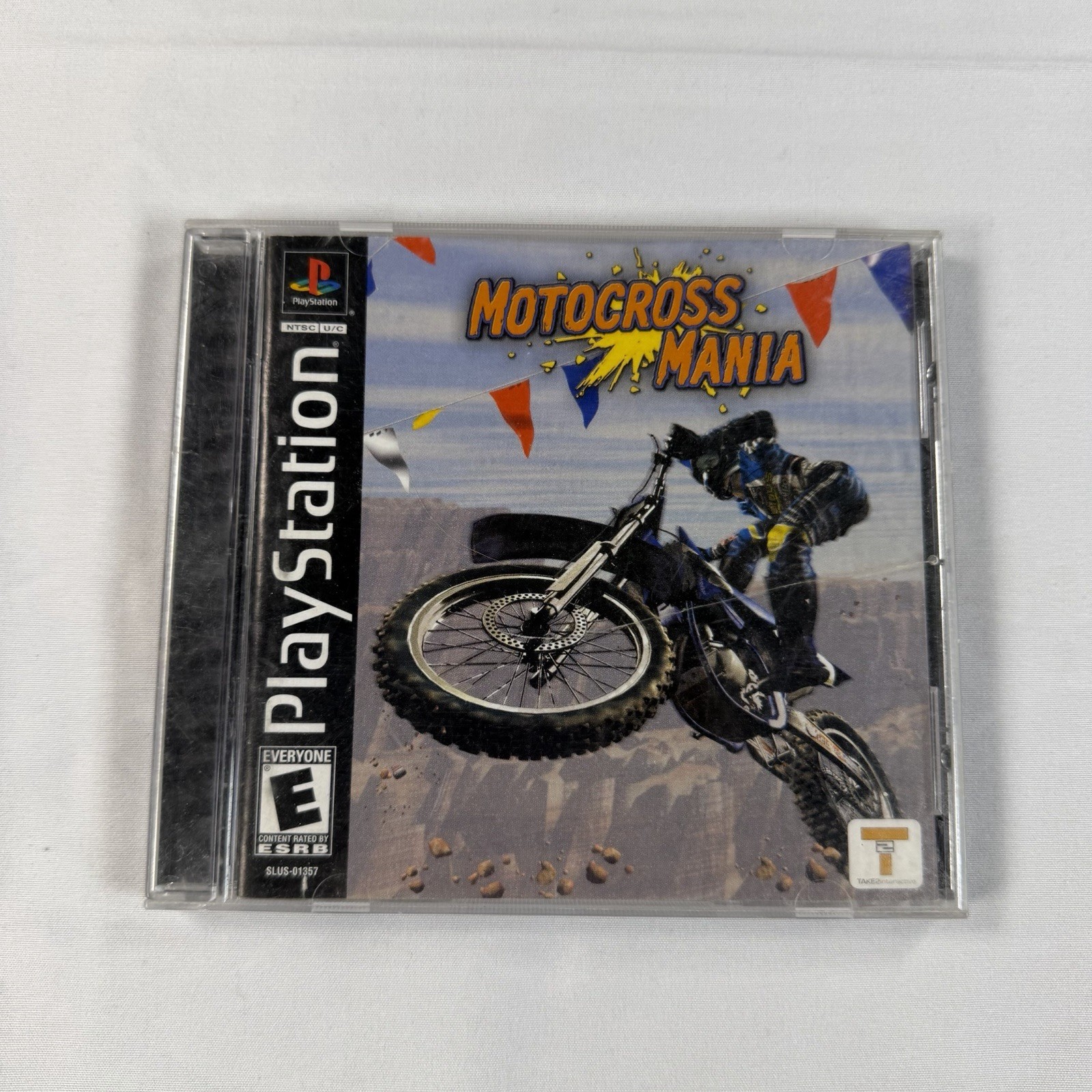 Motocross Mania (Sony PlayStation 1, PS1) CIB Complete Black Label