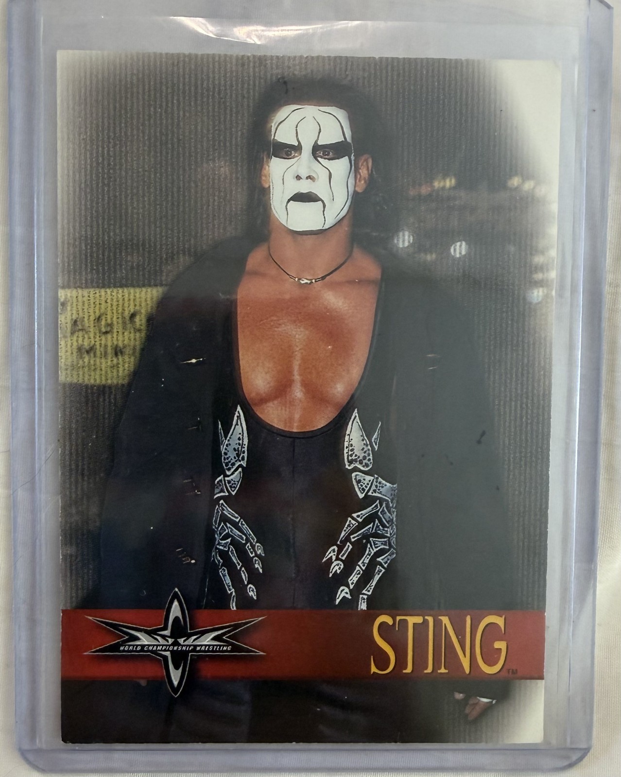 WWF WWE WCW Superstars Sting NWO  VHS Bonus Card #3 of 5 Collectible