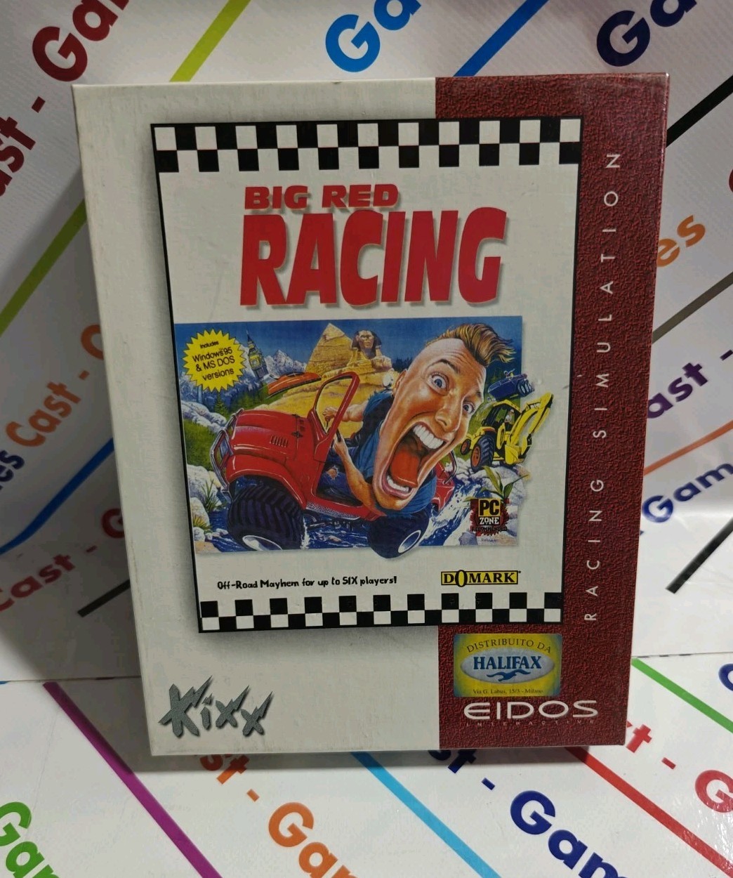 PC BIG RED RACING BIG BOX RARE NEW SEALED EIDOS KIXX HALIFAX 
