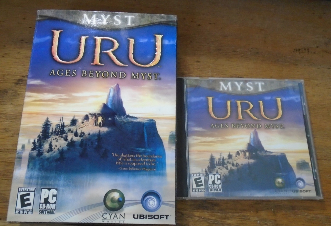 Myst: Uru - Ages Beyond Mist (PC CD-ROM) Retail box VGC