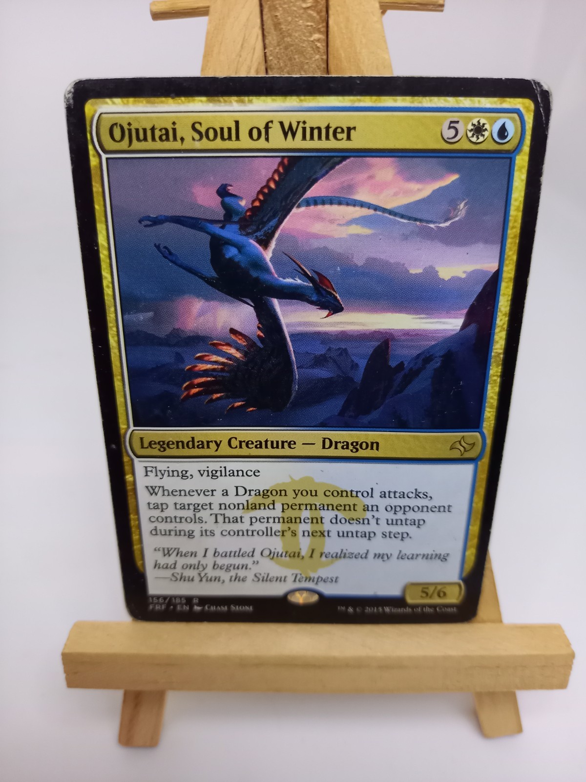 Magic the Gathering 156/185 Ojutai Soul of Wiinter Fate Reforged Light Played