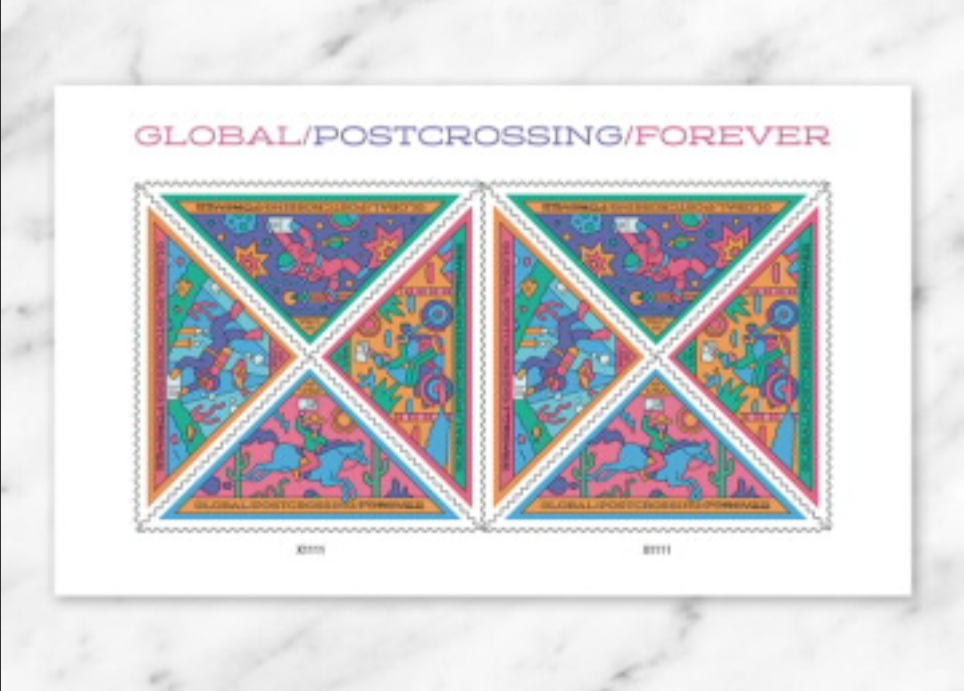 2026 Global: Post Crossing Forever International Stamps Sheet of 8