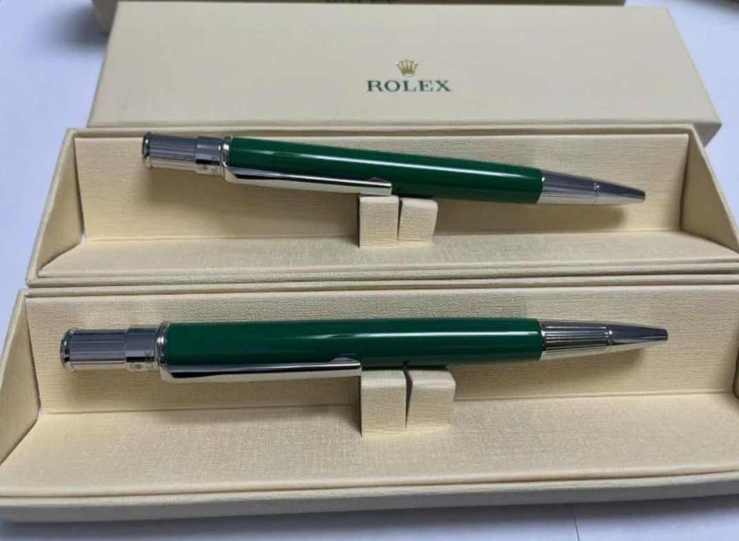 Rolex Submariner Green Ballpoint Pen Oyster Style Luxury Gift Box New 