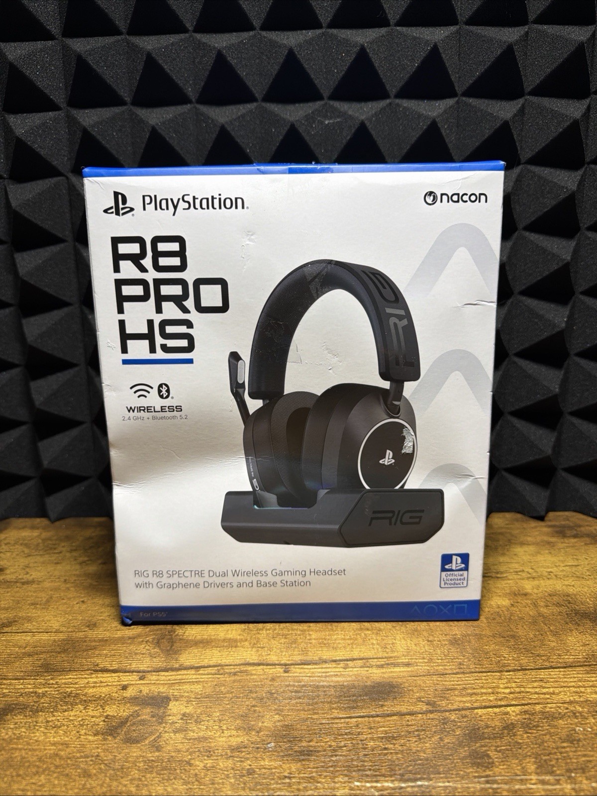 Open Box RIG R8 SPECTRE PRO HS (PS5) Wireless Gaming Headset