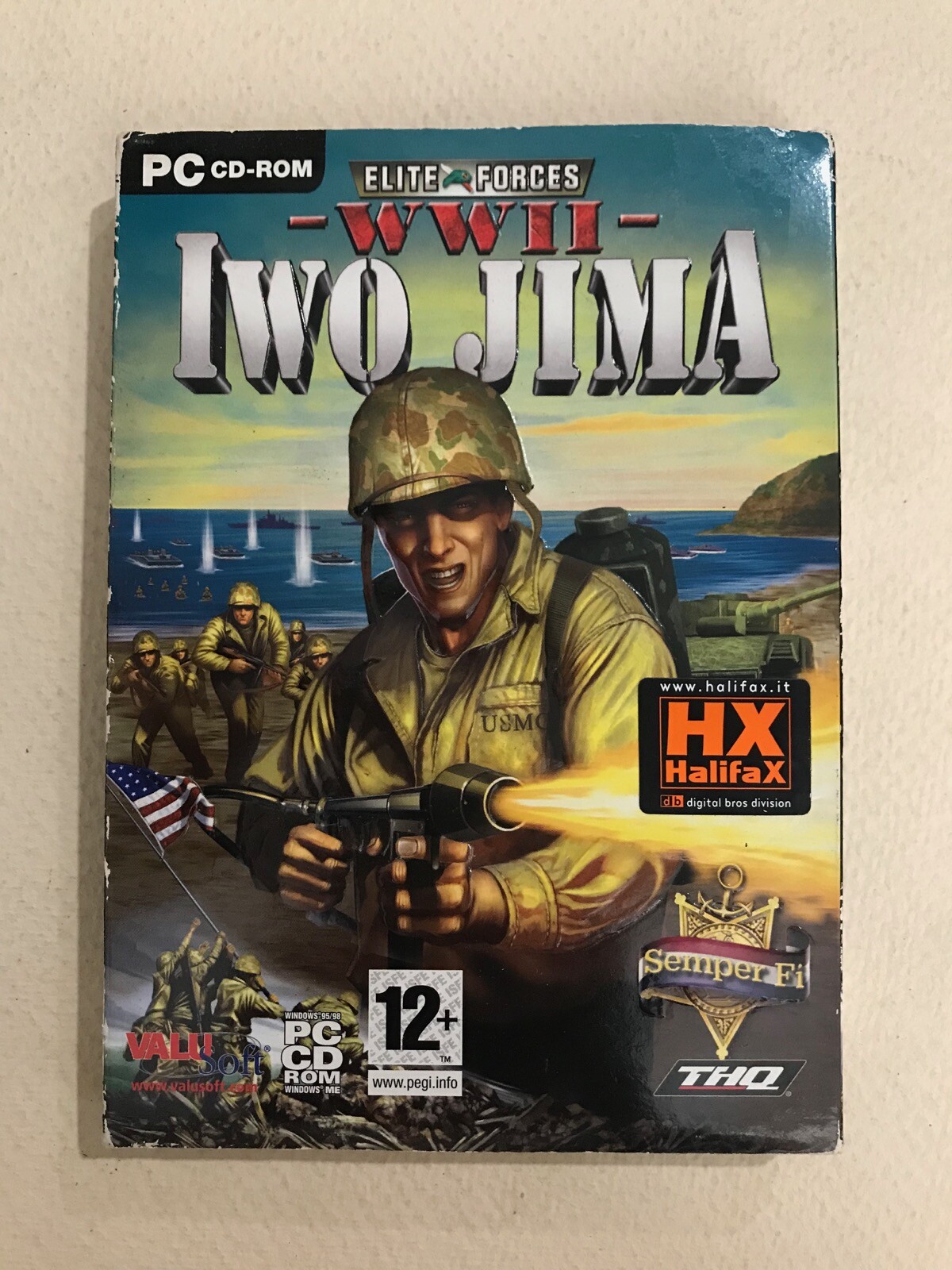 elite force ww2 IWO JIMA Italian version pc game cd-rom 