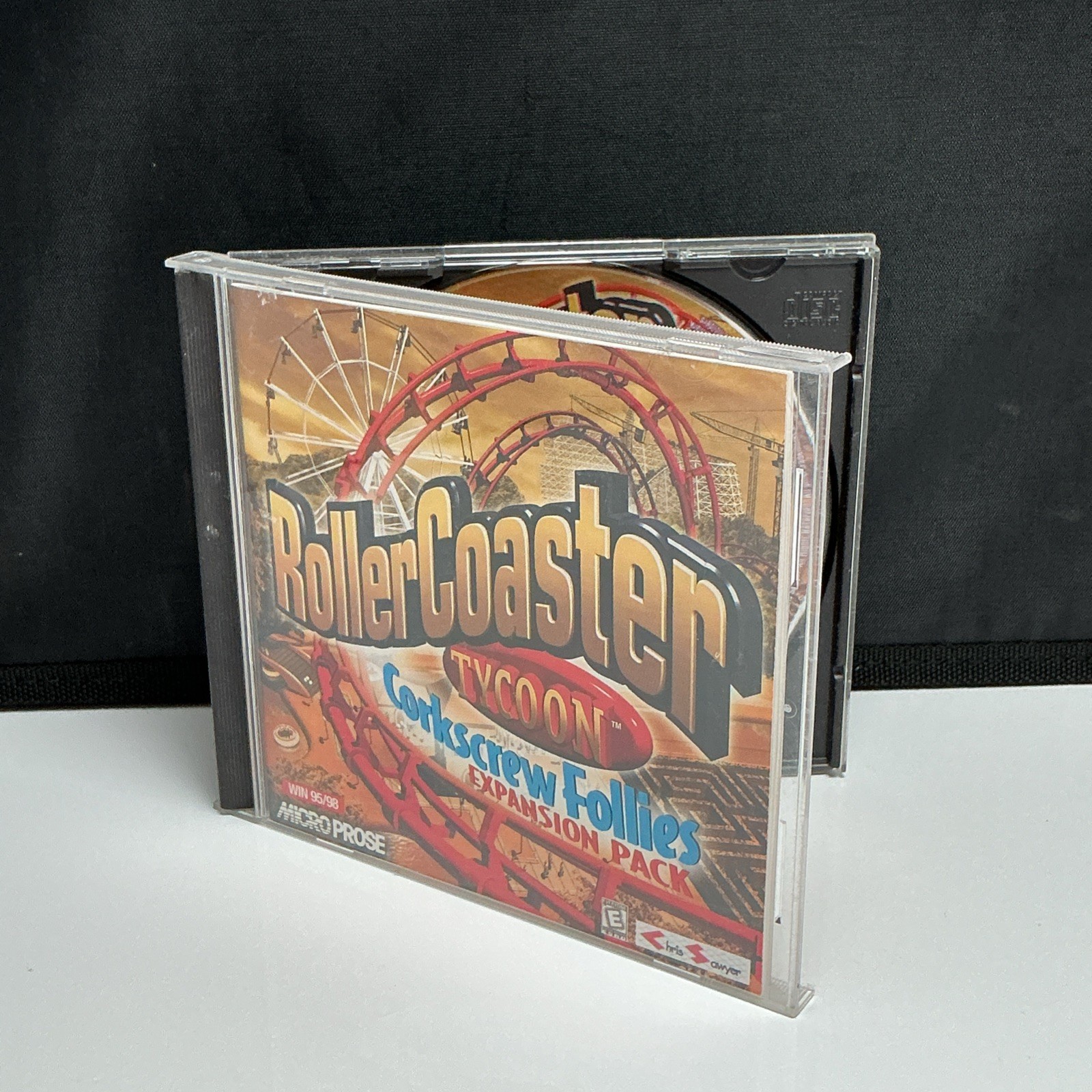 Roller Coaster Tycoon Corkscrew Follies Expansion Pack Windows 95 98 PC Game