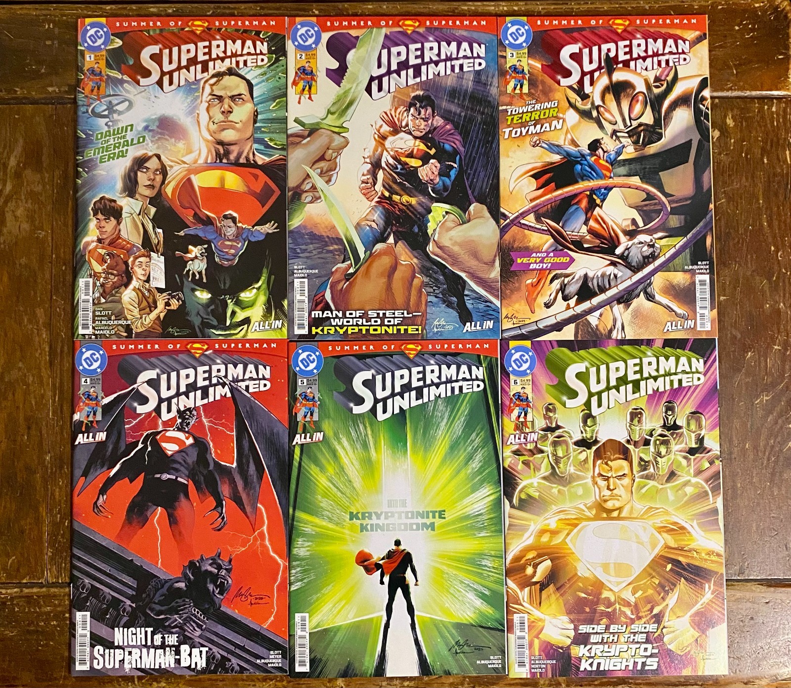 SUPERMAN UNLIMITED #1-6 💥 | 2025 DC | SLOTT/ALBUQUERQUE | VF+ | SUPER-FUN