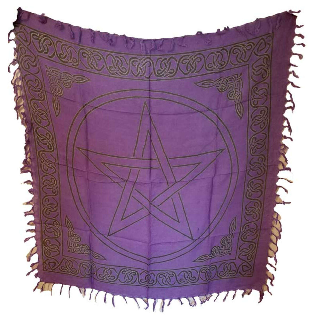 Purple Pentacle Altar Cloth: 18\
