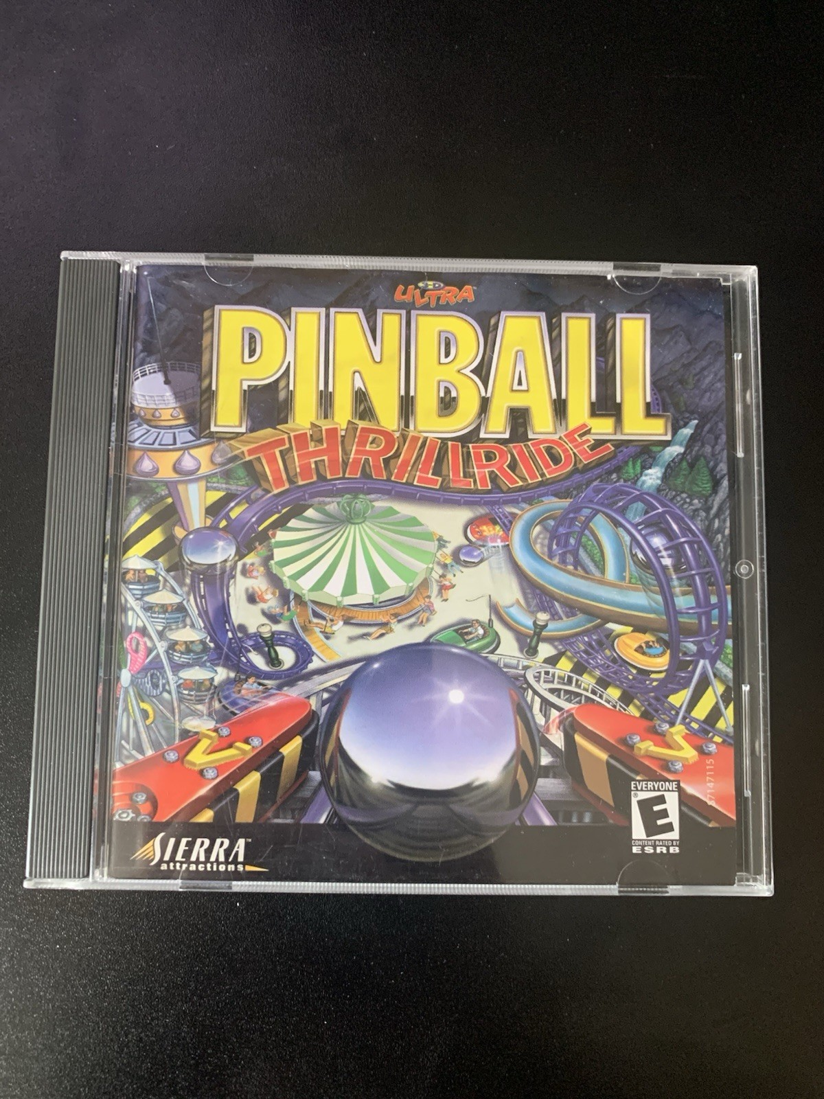 Ultra 3D Pinball Thrillride Game (Windows, PC)  Sierra Complete CIB ML441