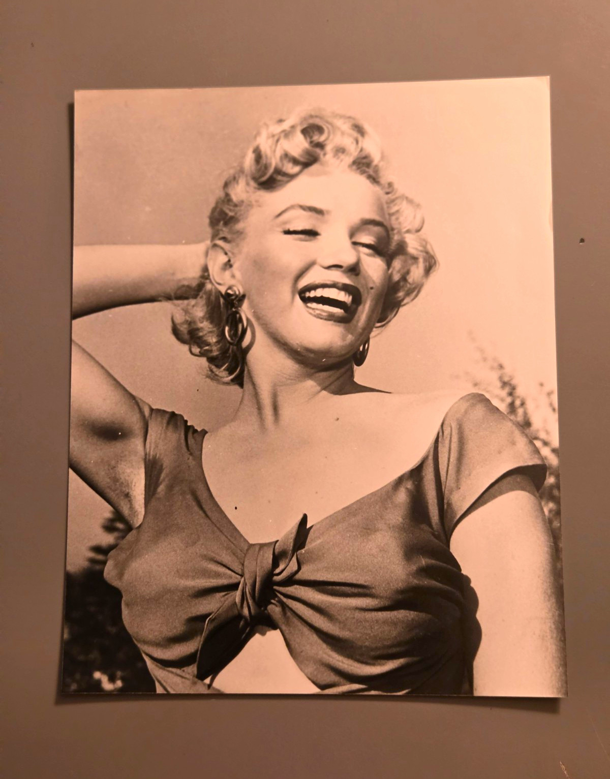 Marilyn Monroe Black & White Portrait Photograph Print-Paper-Single Photo