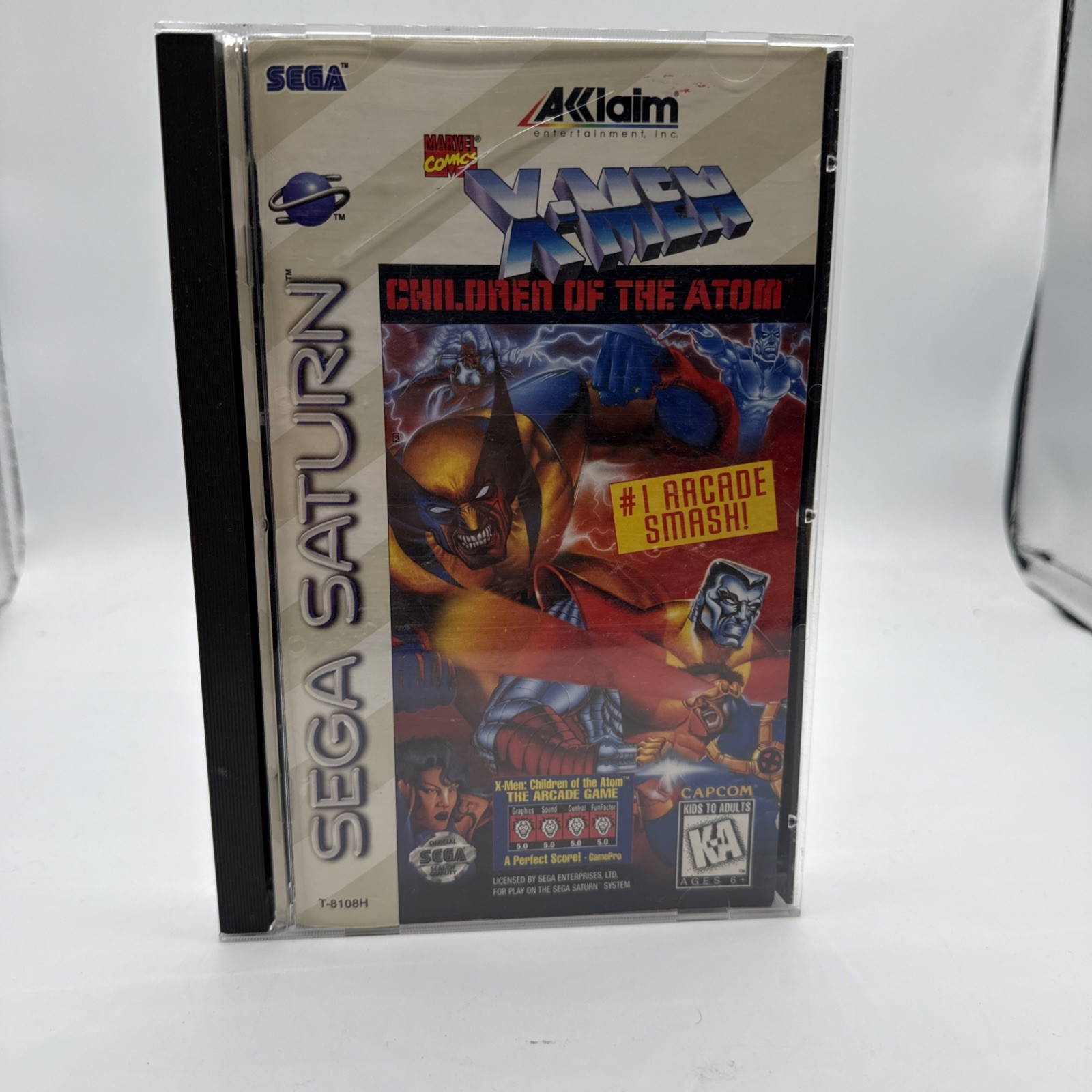 X-Men: Children of the Atom (Sega Saturn) CIB Complete in Box w Manual Tested EX