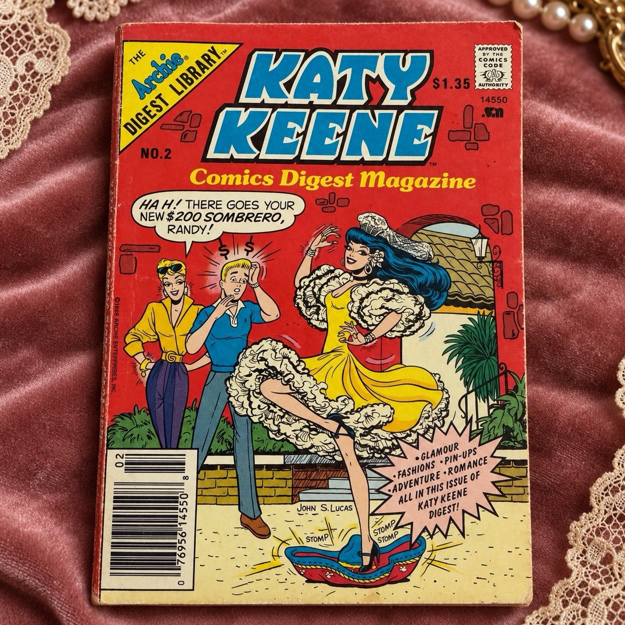 ​Katy Keene Comics Digest Magazine No. 2 June 1988 Archie Vintage Comic Book
