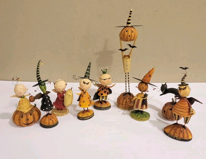 August Moon Halloween Figurines Collection Lot Of 9