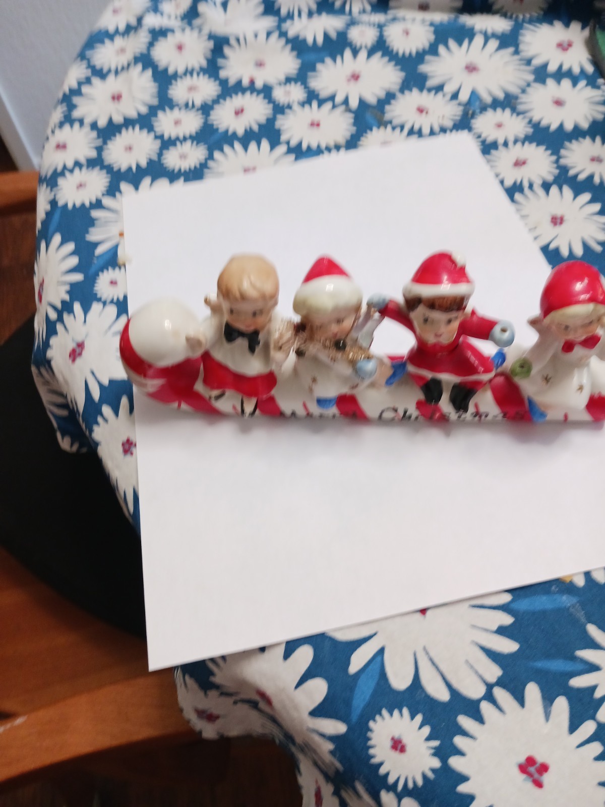 Commodore Holt Howard Era Kids On Candy Cane Sleigh As Found Lite Flaws