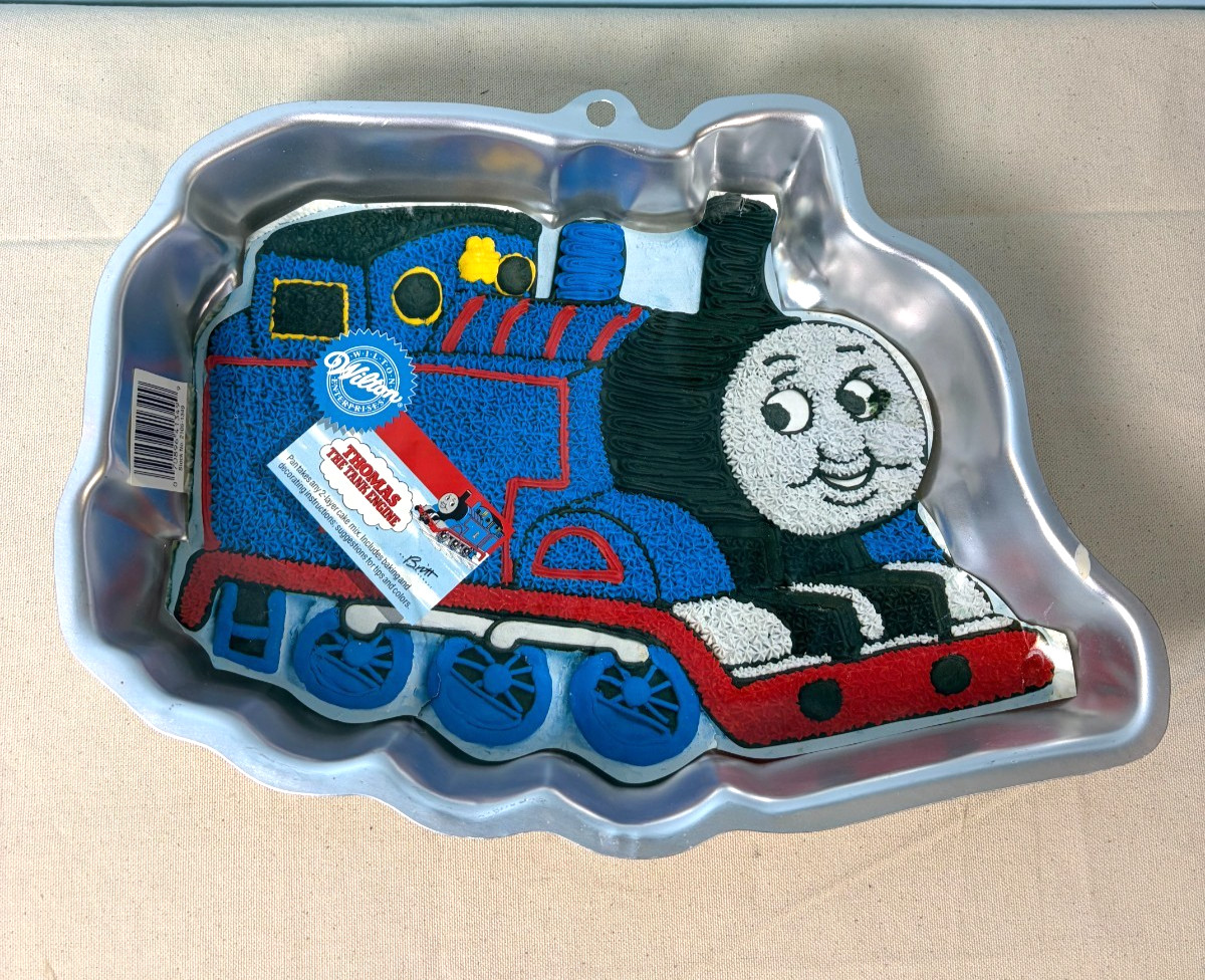 Wilton Thomas The Tank Engine Cake Pan Mold 2105-1349 With Paper Insert Train