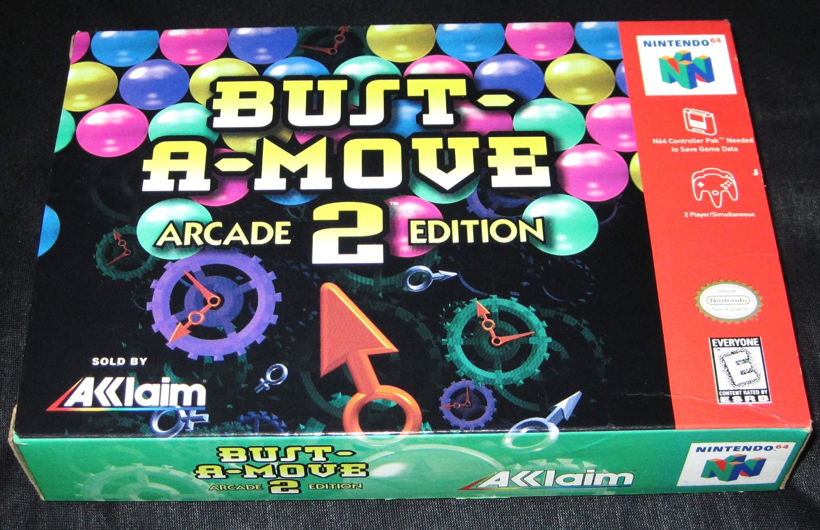 Bust A Move 2: Arcade Edition - Box Only (Nintendo 64, N64) Authentic