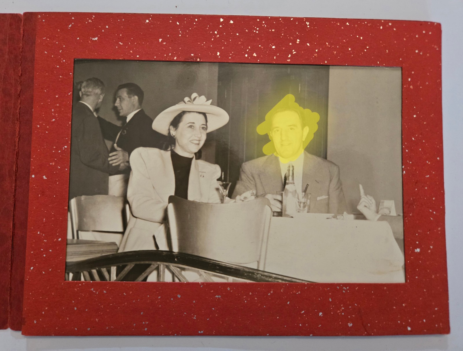 Vincent Jimmy Blue Eyes Alo & Wife Nightclub Photo NYC Mafia - Genovese / Lansky