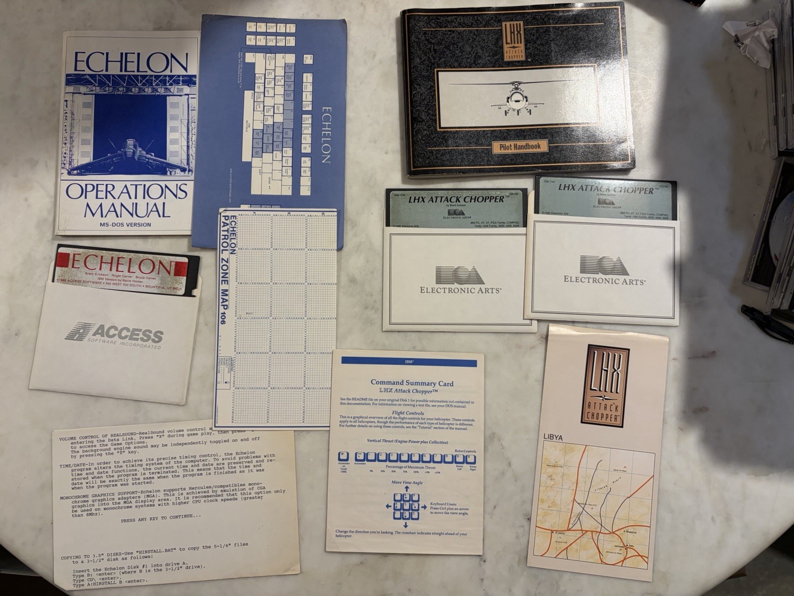 LHX Attack Chopper And Echelon IBM(PC, 1990)