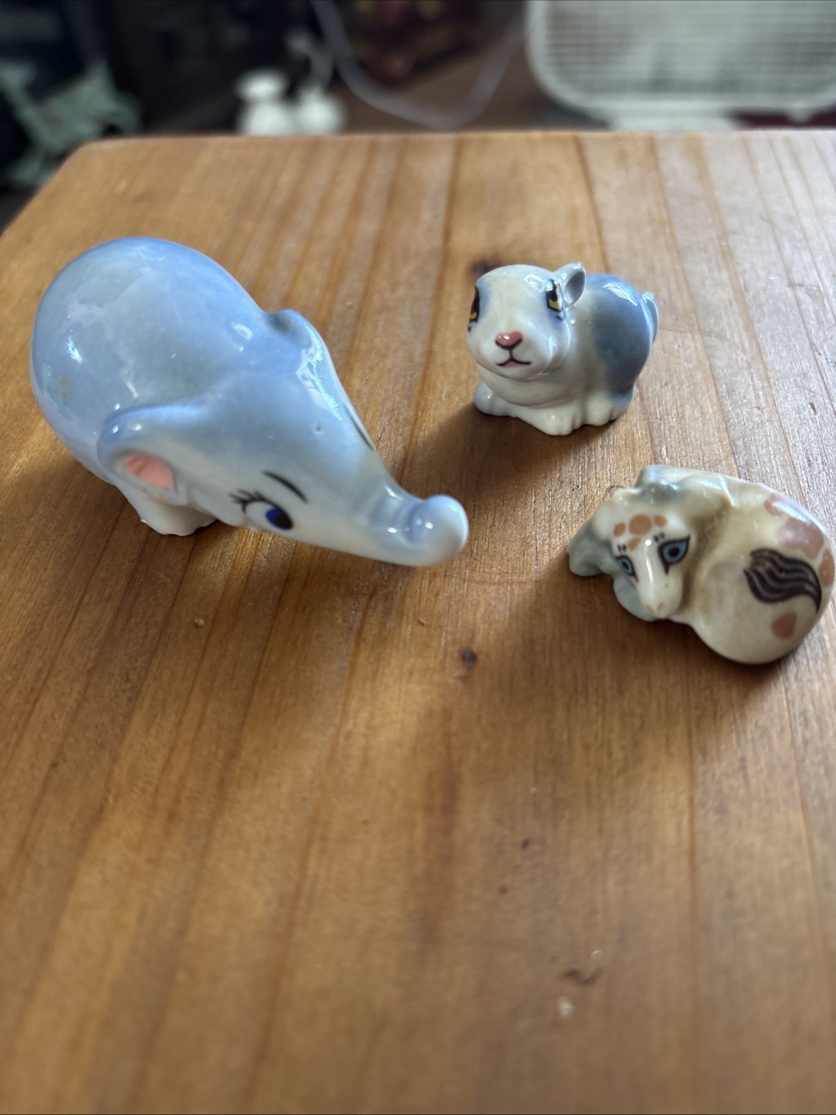 Antique Wade England, 1960’s, Happy Family Mom Elephant Baby Giraffe & Bunny (5)