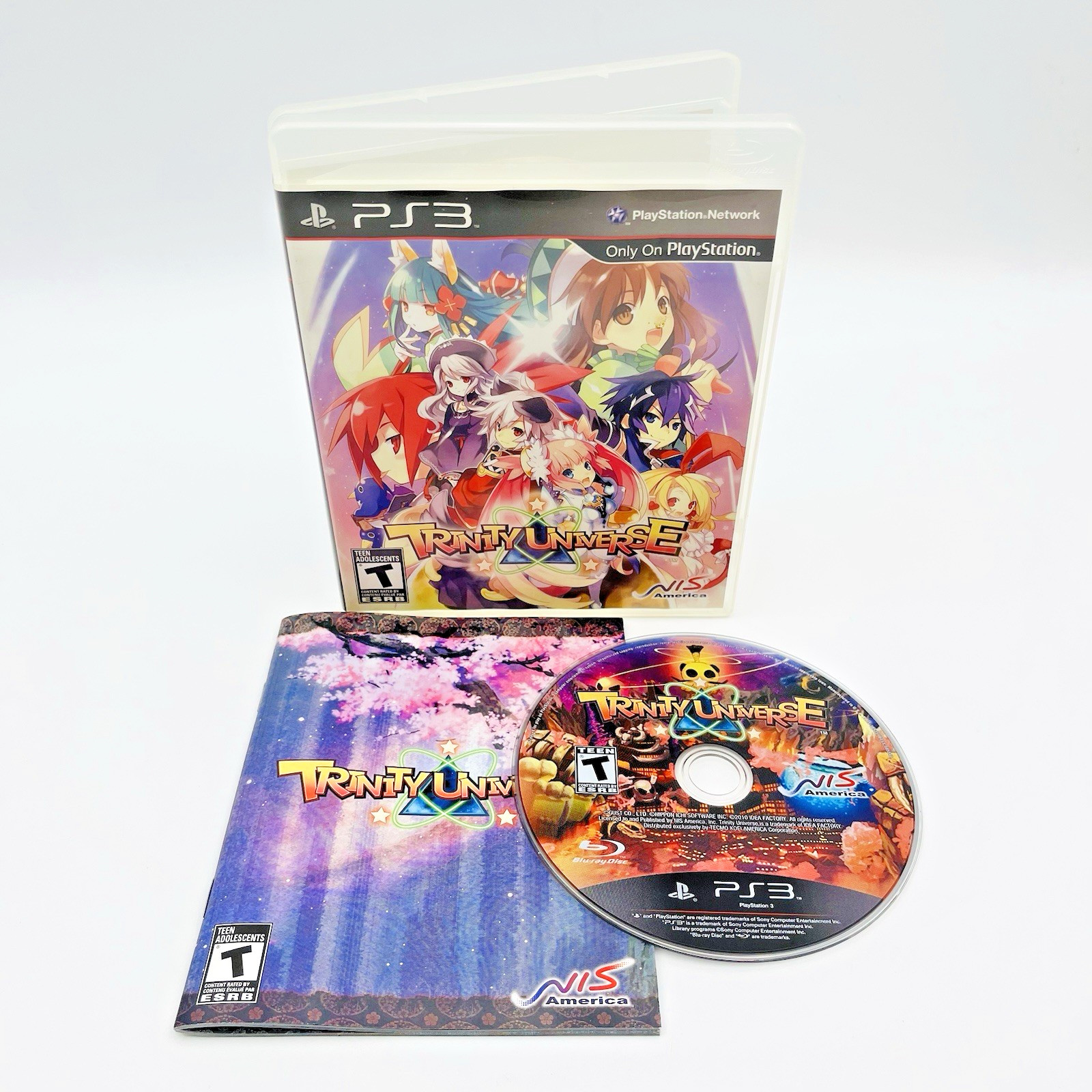 Trinity Universe (Sony PlayStation 3, PS3) Complete w/ Manual - Tested NIS Manga