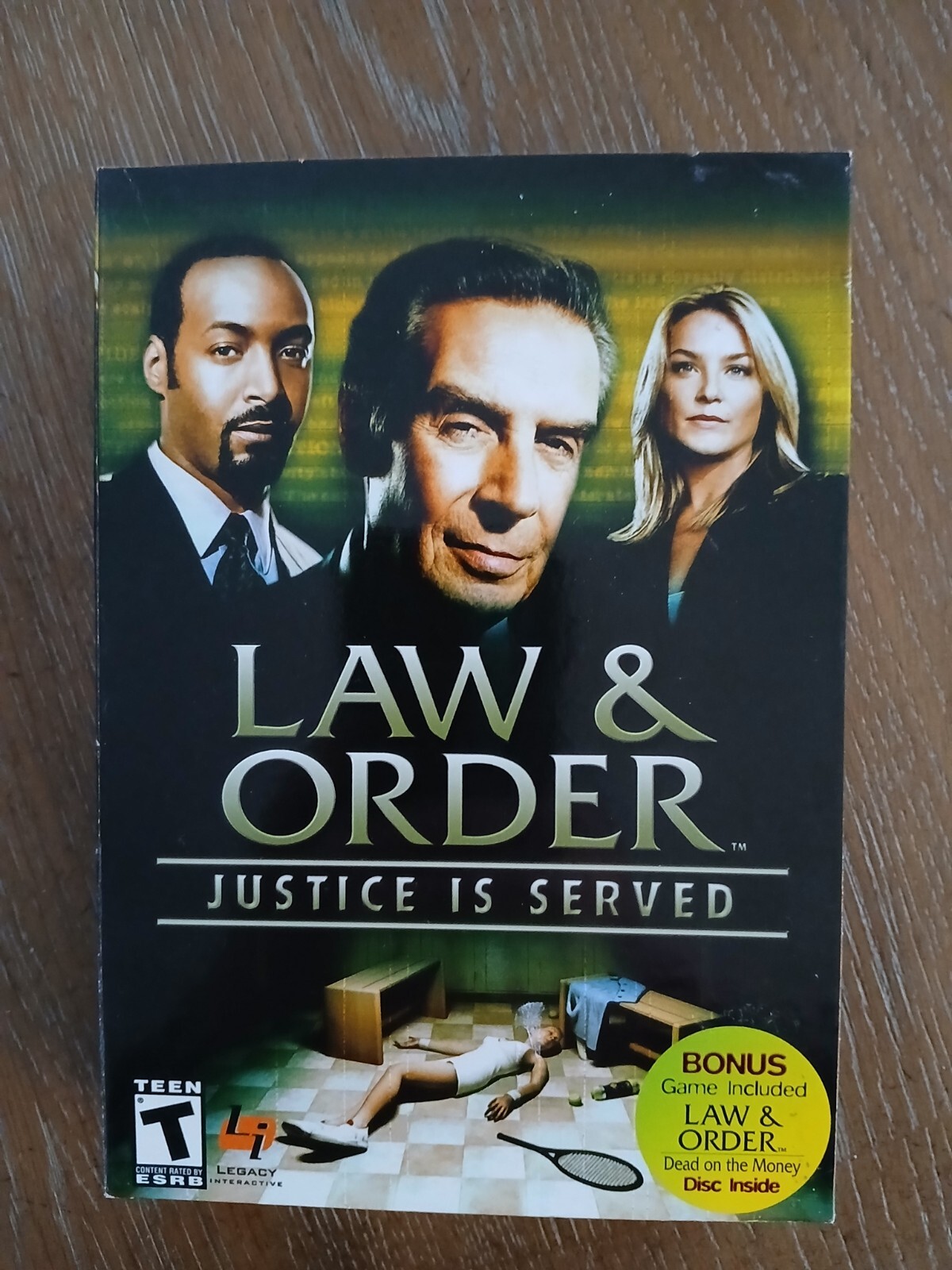 Law & Order: Justice Is Served Bonus Dead On The Money - For PC - Sealed NEW BOX