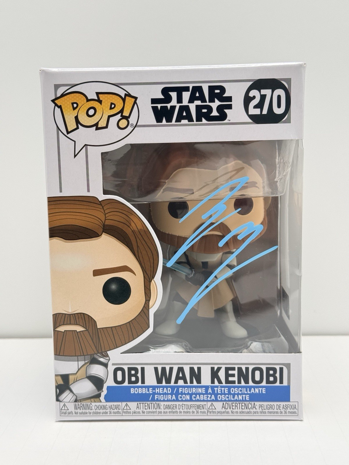 Funko Pop Autographed by Ewan McGregor Certified Authentic