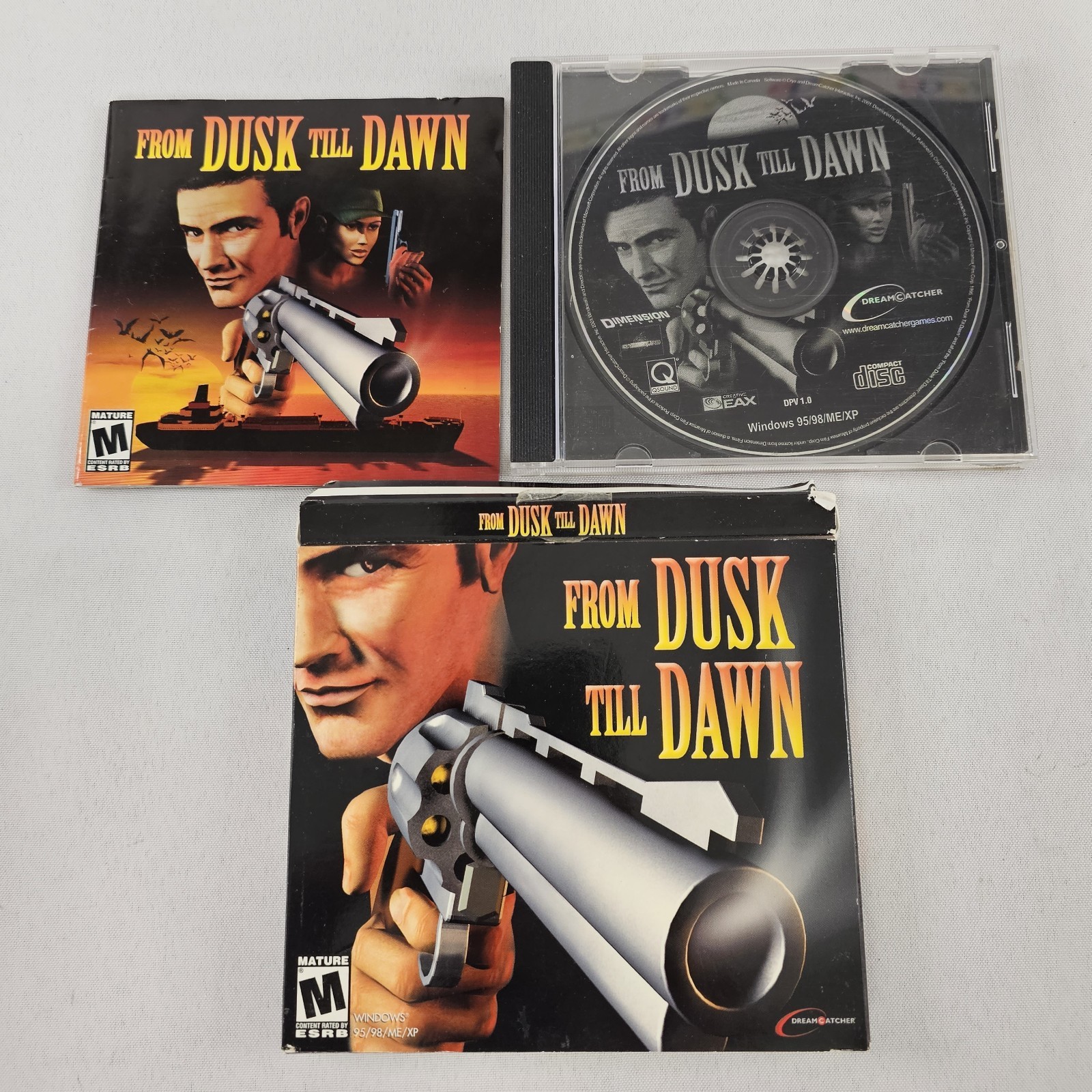 From Dusk Till Dawn PC Game w/ Original Box 2001 COMPLETE Horror Vampire READ⬇