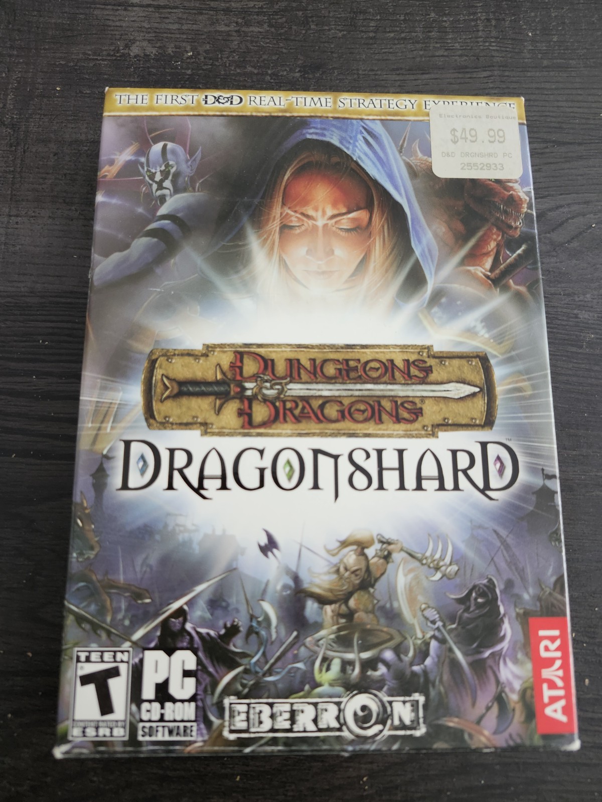 Atari Dungeons & Dragons: Dragonshard PC CD-ROM Multiplayer RTS T-Teen