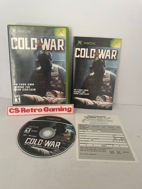 Cold War (Microsoft XBOX) Complete CIB w/Manual Reg Card Tested VGC