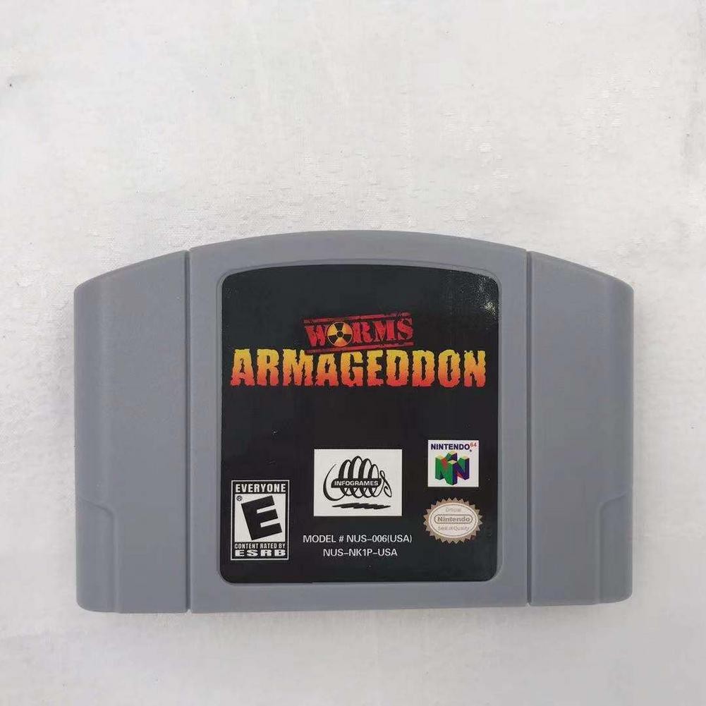 Worms: Armageddon - Nintendo 64 (N64) Must-have for fans Rare collectible