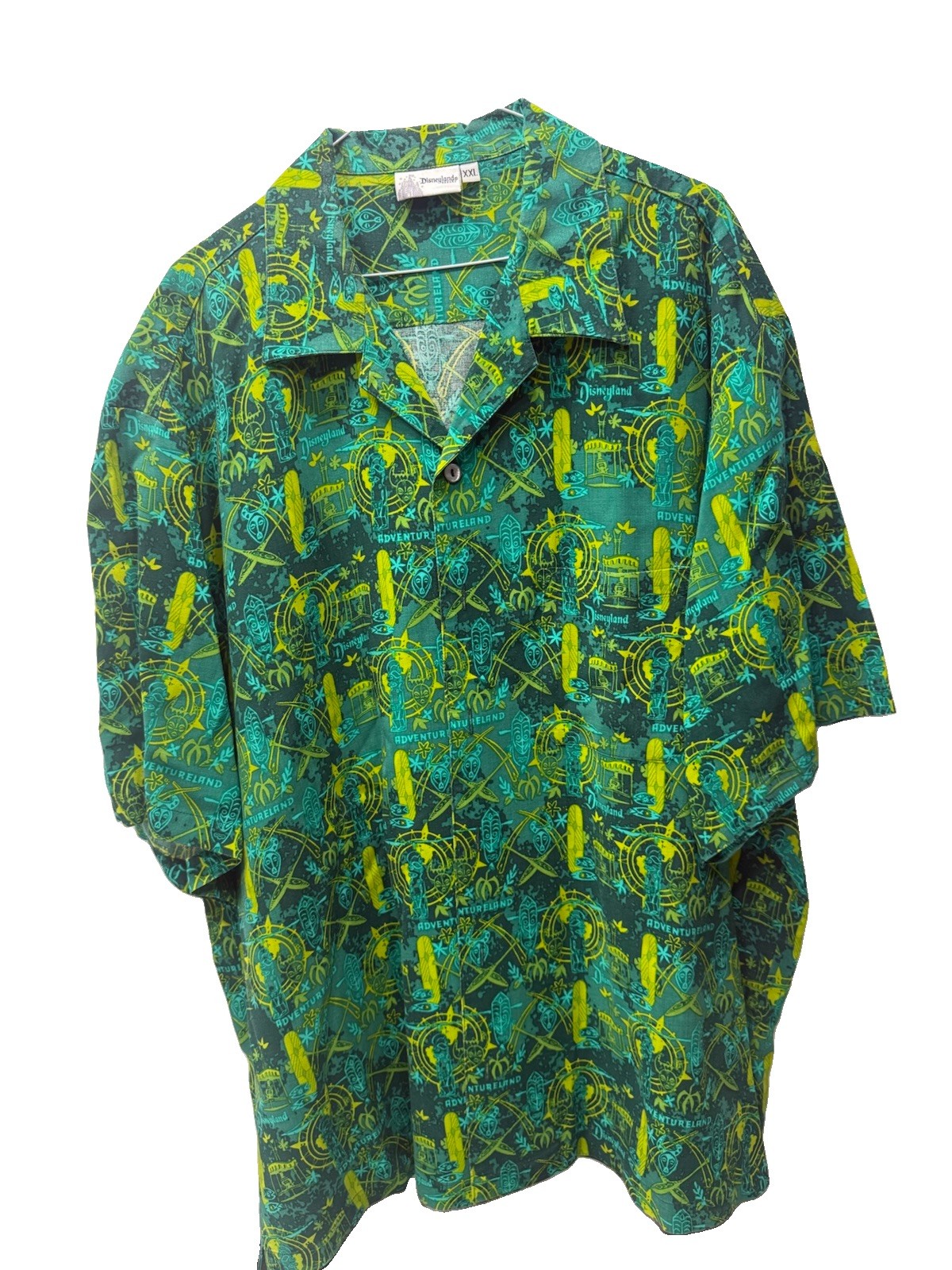 Disneyland Adventureland Tiki Shirt LE Kevin Kidney Jody Daily 2010 XXL Rare