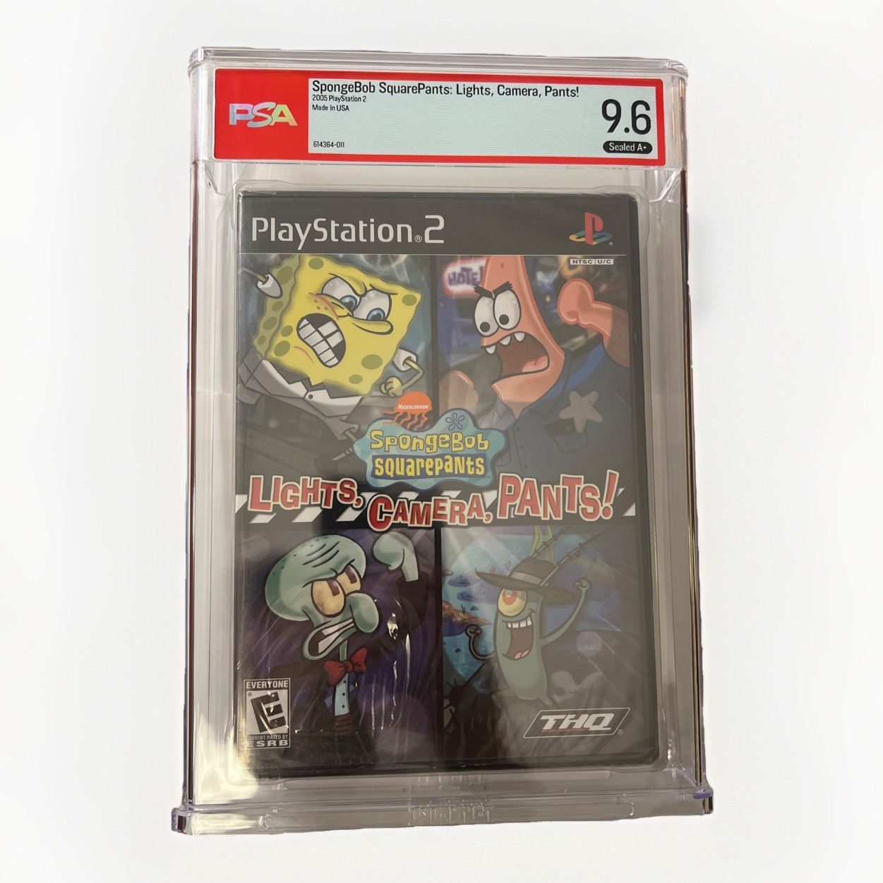 SpongeBob SquarePants Lights Camera Pants PS2 - Graded PSA 9.6 A+ - Pop 1