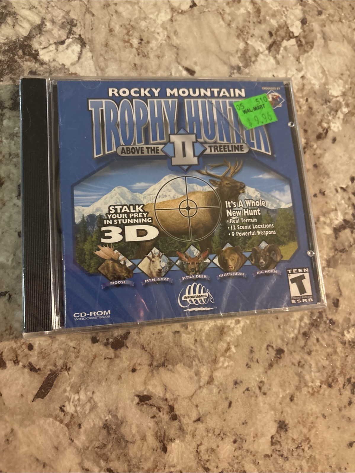 Rocky Mountain Trophy Hunter II: Above the Treeline Jewel Case (PC, 1999) NEW