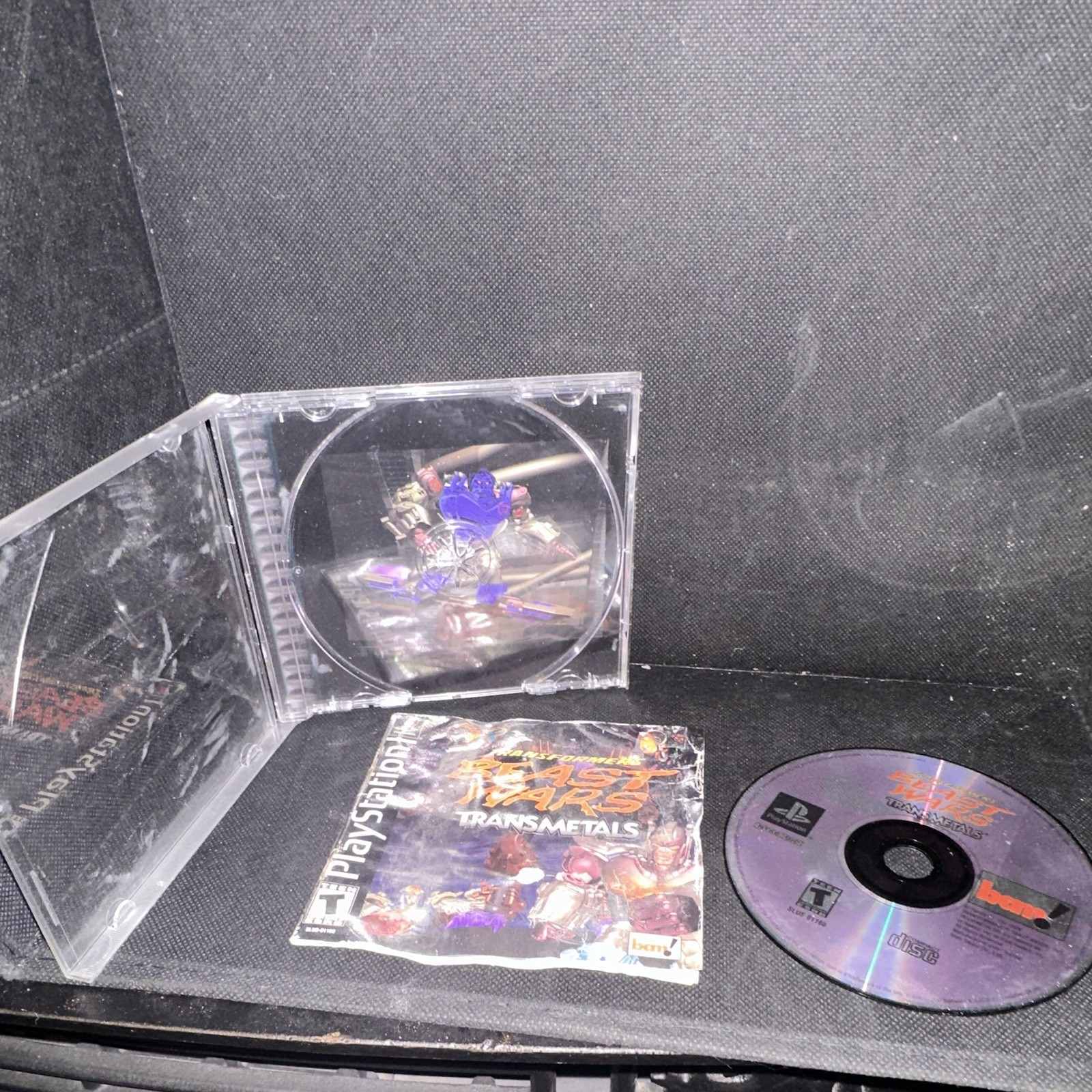 Transformers: Beast Wars Transmetals Sony PlayStation 1 PS1 Fighting T Manual