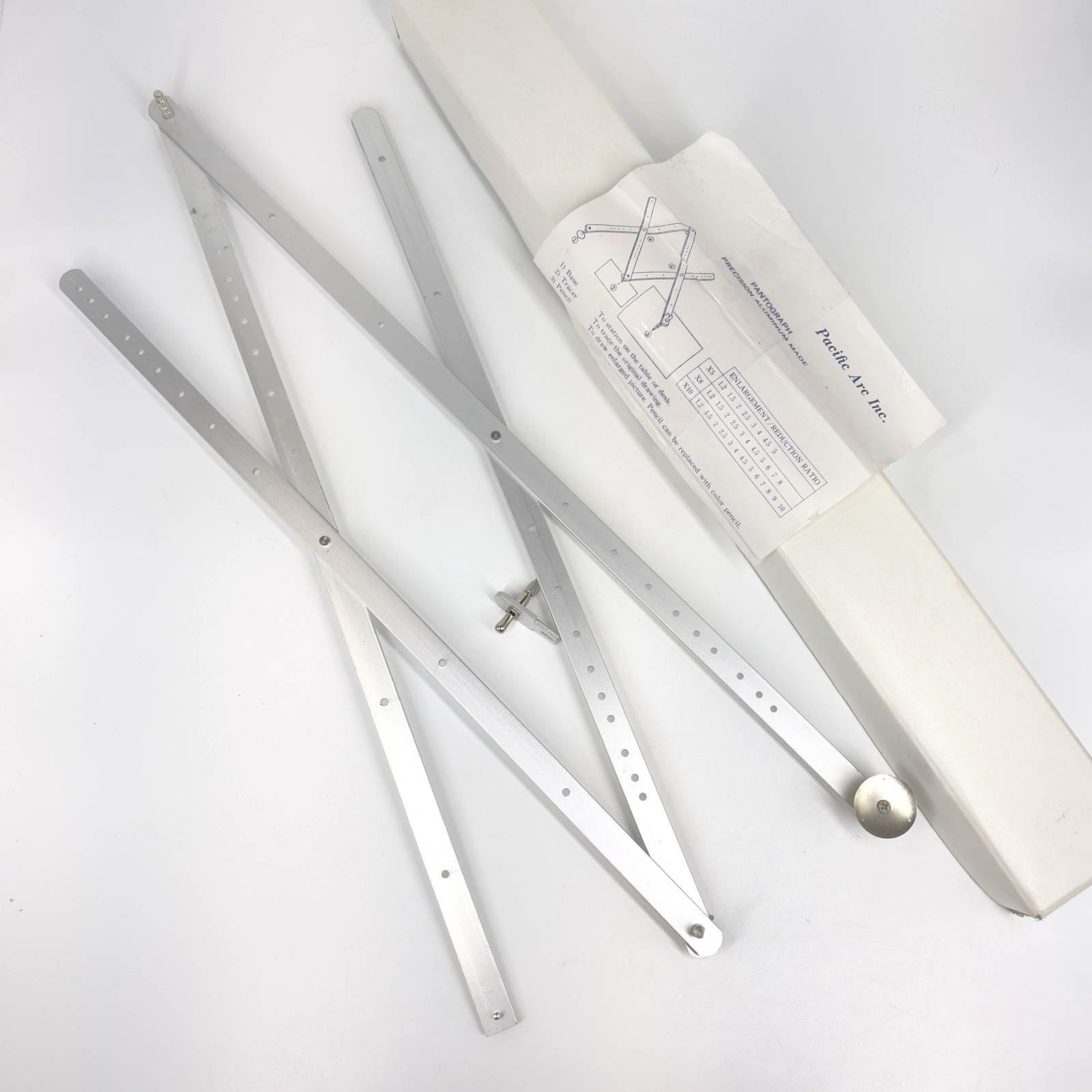 Pacific Arc Pantograph Precision Aluminum PA-008 Taiwan Trace Drawing Image Map