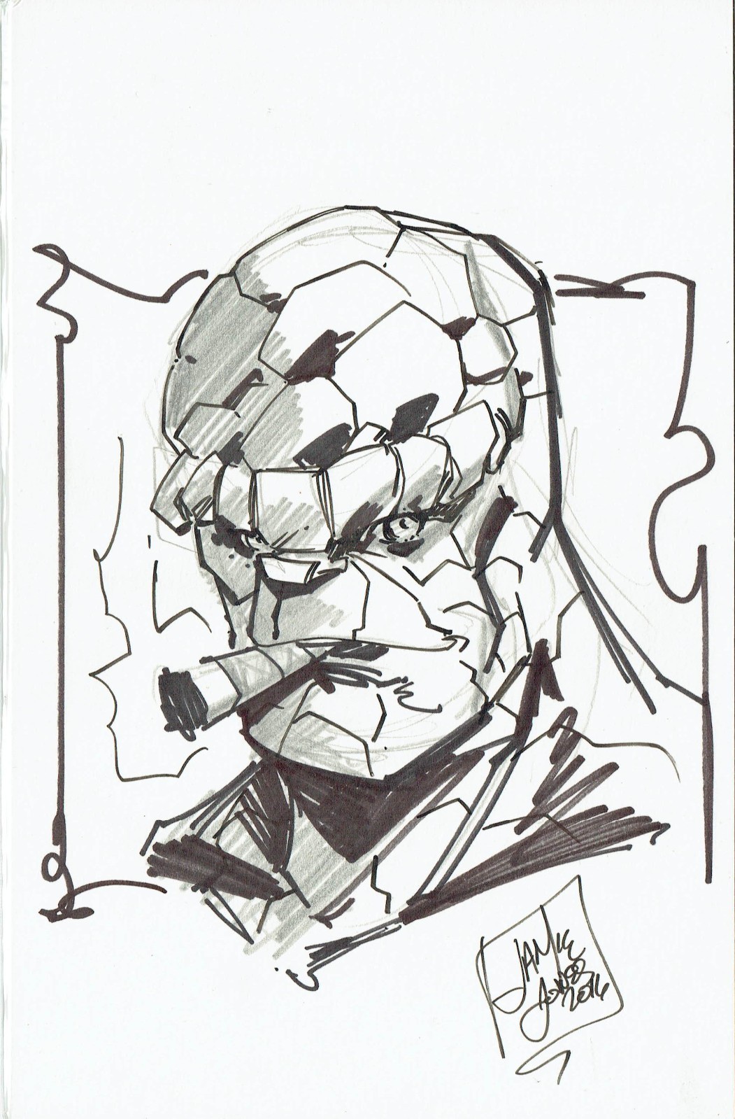 The Thing by Jaime Jones Sketch