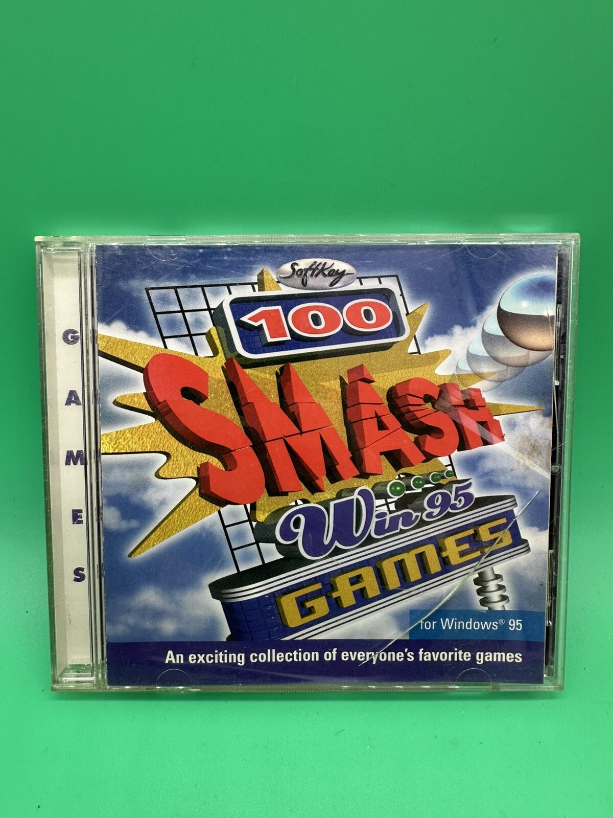 100 Smash Win95 Games PC CD popular Quomino Bones Oracle of Runes Comet Busters